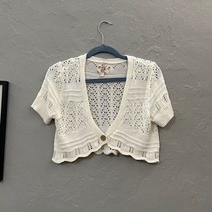 Cute knit cover top size small